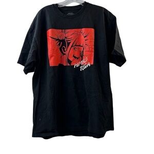 My Hero Academia Himiko Toga Unisex XL Black Graphic T-Shirt